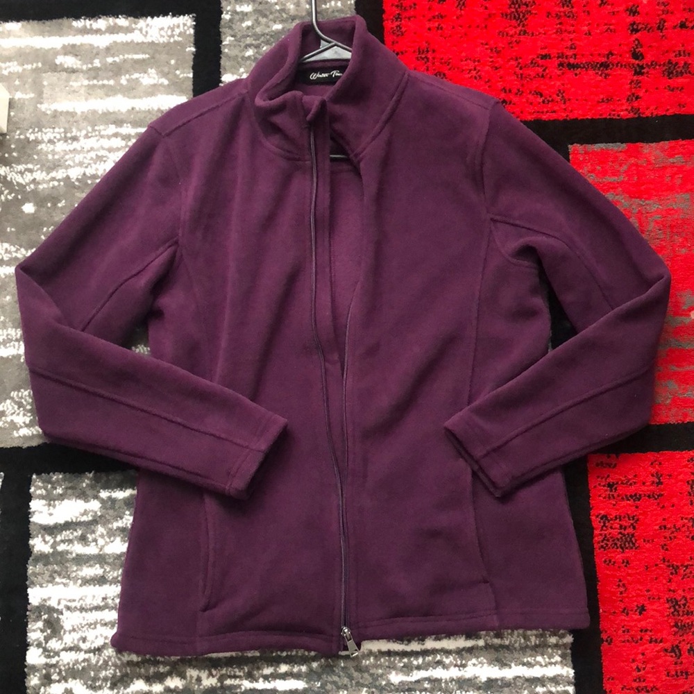 Winter Time Purple Coat with Pockets
